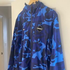 Nike F.C. Real Bristol Blue Camouflage Practice Jacket